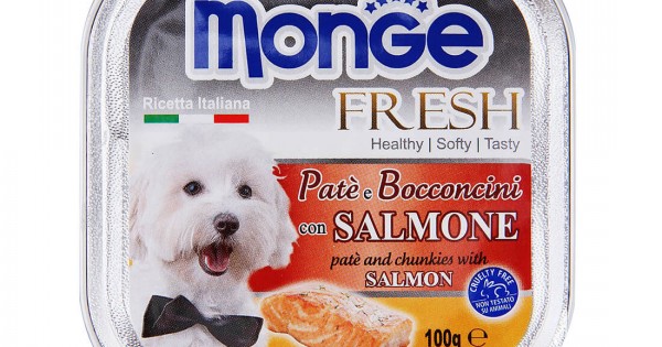 Monge Fresh Dog Wet Food Salmon 100g